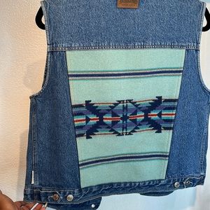 Pendleton Denim Vest